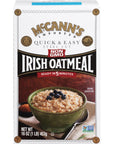 McCanns Irish Oatmeal Quick  Easy Steel Cut Oats 16 Ounce