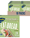 Wasa Rosemary  Sea Salt Flatbread Thins 67 oz Pack of 10 Crackers NonGMO Ingredients