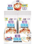 Keto Cereal by Snacks House, High Protein Low Carb Healthy Breakfast Food - Gluten & Grain Free Crunch - Paleo, Diabetic, Ketogenic Diet Friendly Cereals - 8 Pack (Cinnamon Crunch)