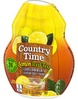 Country Time SugarFree Lemon Iced Tea Zero Calories Liquid Water Enhancer 1 Count 162 fl oz