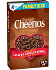 Cheerios Chocolate Cheerios Heart Healthy Cereal, Gluten Free Cereal With Whole Grain Oats, 19.2 OZ Family Size