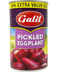 Galil Pickled Eggplant  23 Ounce  Ready to Eat Pickled Eggplant Kosher Eggplant Great for Appetizers and Sandwiches Product of Israel