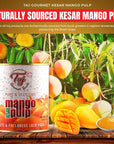 TAJ Kesar Mango Pulp Sweetened Mango Puree 30ounce 1