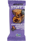 Bobos Stuffd Chocolate Almond Butter Oat Bar Non GMO 25 Ounces Pack Of 12