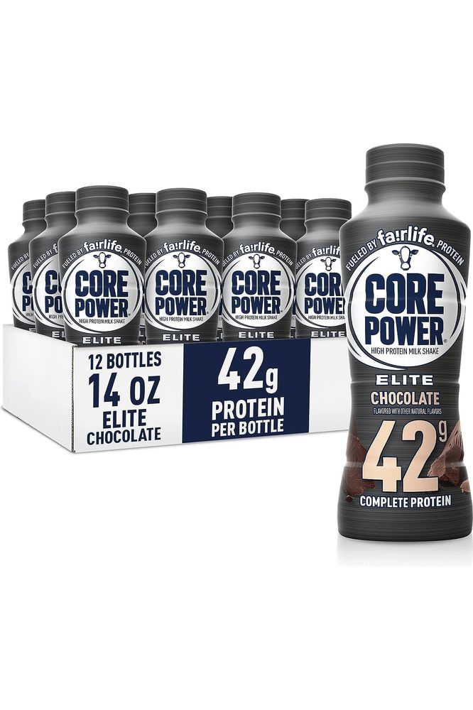 Core Power Fairlife Elite 42g High Protein Milk Shakes For kosher diet - 14 Fl Oz (Pack of 12)