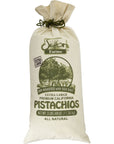 Setton Farms Pistachios Dry Roasted and Salted Pistachios Extra Large Premium California Pistachios In Shell Pistachios 3lb Burlap Gift Bag 48 oz Certified NonGMO Gluten Free Vegan and Kosher