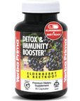 Yerba Prima Elderberry & Beetroot Caps - Detox & Immunity Booster - 90 Capsules Natural Immune Support Supplement - Gluten Free, Non-GMO, Vegan