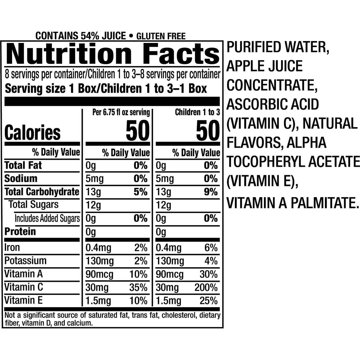 Motts For Tots Apple 675 Fl Oz Boxes 32 Count 4 Packs Of 8 Juice With Purified Water Good Source Of Vitamin C 40 Less Sugar Than 100 Apple Juice No Artificial Sweeteners