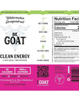 BeGOAT Clean Energy Drink - 12 Fl Oz (Pack of 12)