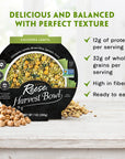 Reese Lentil Harvest Bowl  Chickpeas Brown Rice Spinach  High in Fiber  Protein Pack of 8