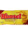 Rebisco Hansel Mocha Sandwich Cream Filled Biscuits, 10 X 31G Pack Of 1