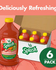 V8 Splash Strawberry Kiwi Flavored Juice Beverage 64 fl oz Bottle 6 Pack