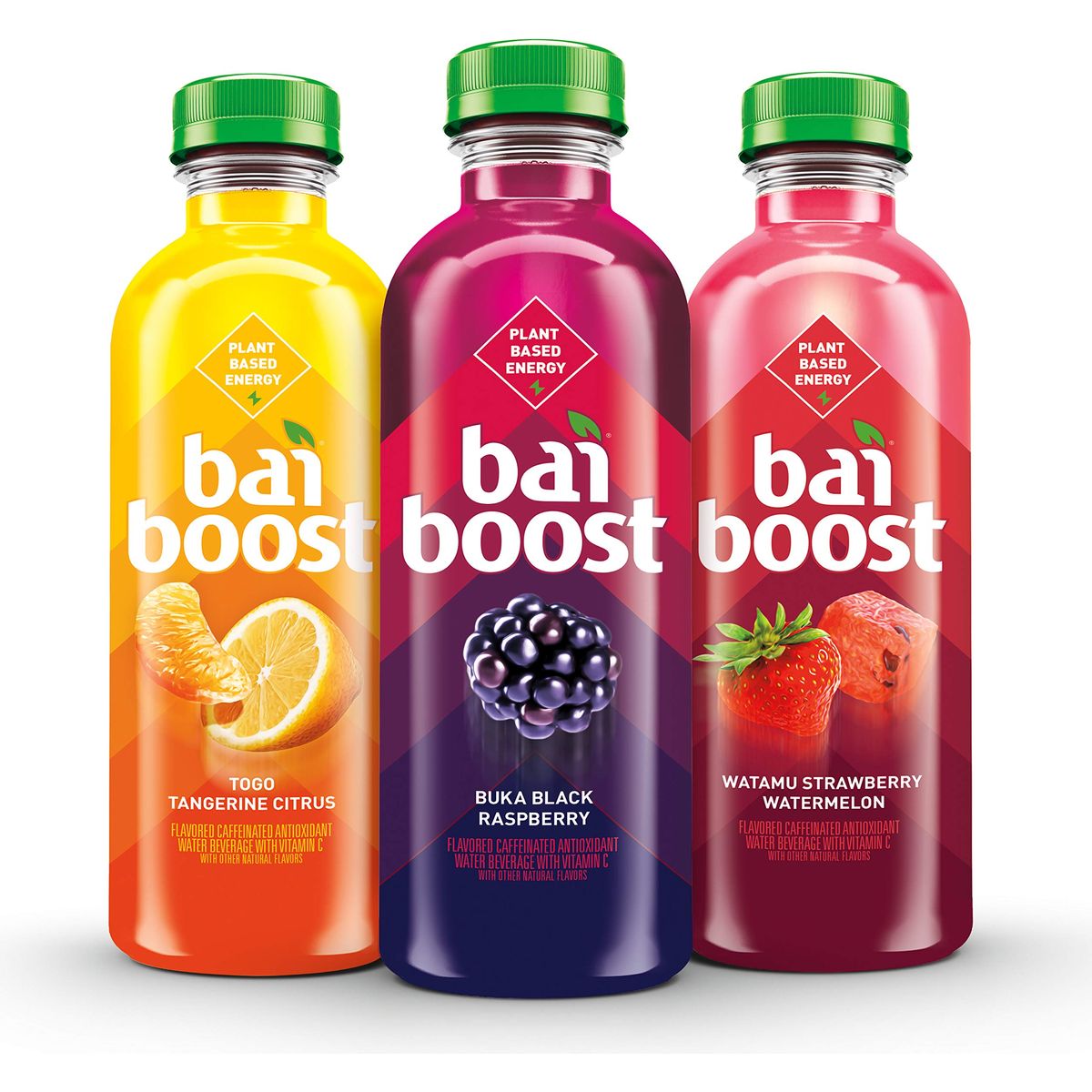 Bai Boost Buka Black Raspberry Antioxidant Infused Beverage 18 fl oz bottle Pack of 12