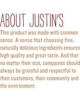 Justin's Vanilla Almond Butter, Gluten-free, Non-GMO, Vegan, Sustainably Sourced, 16 Ounce Jar