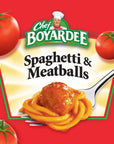 Chef Boyardee Spaghetti and Meatballs in Tomato Sauce Microwave Food 75 OZ Microwaveable Bowl 12 Bowls