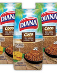 DECA EXPERTS  Coconut rice 3 Pack of 529Oz  1LB Arroz de Coco Diana coconut rice flavored rice no artificial flavors or colors colombian food