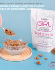 Farm Girl: Keto Ketomix Breakfast Cereal - Gluten and Grain Free - Perfect Ketogenic Friendly Food - Low Carb High Protein Products - Good Diabetic Diets 10.5oz