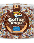 Candy Break Hard Coffee Candy Center Filled Coffee Drops  154 Pound Pack of 1 Share Size Bag  Individiually Wrapped for Freshness