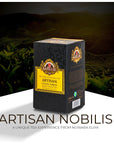 Basilur Ceylon Nobilis Artisan Collection  100 Pure Single Estate Nuwara Eliya Loose Leaf Tea 176oz  Premium Crafted Case with Resealable Freshness Pouch Inside  Complex Flavors Harvested PreMonsoon