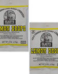 Claeys Old Fashioned Hard Candies Lemon Drops 6 oz Pack of 2