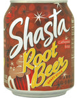 Shasta 3 Flavor Soda Variety 8 fl oz Pack of 12 with By The Cup Coasters