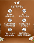 Syruvia Coffee Syrup Variety Pack  Vanilla  Coconut GlutenFree Kosher 254 fl oz Bottles  Enhance Your Coffee Experience with Premium Flavoring Syrups