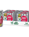 V8 +ENERGY Diet Strawberry Lemonade Energy Drink - 8 FL OZ Can (4 Packs of 6 Cans)