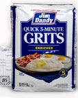 Jim Dandy Quick Grits 5 lb Bag Bundled with a JFS Recipe Card Pack of 1