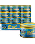 Wild Planet Wild Skipjack Tuna with Jalepeno  Cumin Tinned Fish Canned Tuna Sustainably WildCaught 3 oz pack of 12