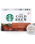 Starbucks Cold Brew Coffee Caramel Dolce Flavored SingleServe Concentrate Pods 6 boxes 36 capsules total