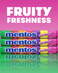 Mentos Chewy Mint Candy Roll Rainbow Non Melting Party 14 Pieces Bulk Pack of 15