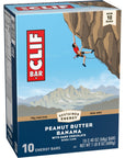 Clif Bar  Peanut Butter Banana with Dark Chocolate Flavor  Made with Organic Oats  10g Protein  NonGMO  Plant Based  Energy Bars  24 oz 10 Pack