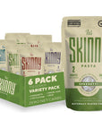 It’s Skinny Variety Pack - Healthy, Low-Carb, Low Calorie Konjac Pasta - Fully Cooked and Ready to Eat - Keto, Gluten Free, Vegan, and Paleo-Friendly (6-Pack)