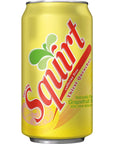 Squirt Citrus Soda 12 fl oz cans Pack of 12