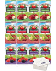 Apple  Eve 100 Fruit Juice Juice Box Variety Pack Pack of 12 with Bay Area Marketplace Napkins