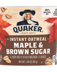 Quaker Instant Oatmeal Express Cup Maple Brown Sugar, 1.69 Ounce (Pack of 4)