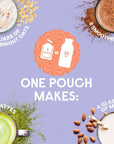 Numilk Pouches 4Pack  Vanilla Pistachio  Creamy PlantBased Milk in Seconds  EasytoUse with the Numilk Nut Milk Maker Machine  Dairy Free Milk Beverage  One Pouch Makes 32oz