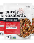 Purely Elizabeth, Apple Walnut, Keto Granola with MCT Oil, Grain-Free (3 Ct, 8oz Bags)