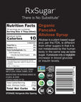 RxSugar Organic Pancake Syrup 2Pack  Allulose sweetener  DiabetesSafe Natural Sugar  Keto Certified  NonGMO Project Verified  GlutenFree Certified