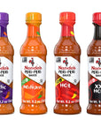 Nando's PERi PERi Hot Sauce Lovers Pack - Garlic, Medium, Hot, Extra Extra Hot Piri Piri Sauce Set - 9.1oz Bottles, 4PK