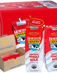 Organic Shelf Stable Whole Milk Boxes Horizon Whole Milk Single Serve 80 Fl oz Pack of 6 Every Order is Elegantly Packaged in a Signature BETRULIGHT Branded Box