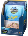 Wild Planet Skipjack Wild Tuna Sea Salt Pouch Keto and Paleo 3rd Party Mercury Tested 3 Ounce Pack of 12