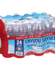 Crystal Geyser Natural Alpine Spring Water Drinking Water Bottled at the Source 169oz Bottles 24Pack