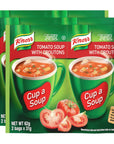 Knorr Tomato Soup Mix with Croutons 152oz 3x2 Packs for 6 Pouches Total Delicious Warm and Ready in Minutes