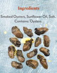 Roland Foods Petite Premium Smoked Oysters in Oil Wild Caught 3 Ounce Tin Pack of 10