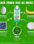 Orgain Organic Kids Nutritional Protein Shake Fruity Cereal Healthy Kids Snacks 8g Dairy Protein 4g Fiber 22 Vitamins  Minerals No Soy ingredients Gluten Free NonGMO 825 Fl Oz Pack of 12