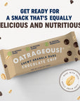 OATRAGEOUS Chewy Granola Bars Chocolate Chip Granola Bar Made with Whole Grain Oats for Protein Healthy Grains and Fiber Healthy Snacks for Adults and Kids Snack or Breakfast Bars 10 Pack