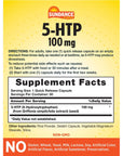 Sundance 5-HTP 100mg | 50 Capsules | Non-GMO and Gluten Free Supplement