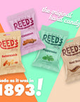 Reeds Individually Wrapped Cinnamon Candy  Traditional Cinnamon Hard Candy  Reeds Classic Spiced Hard Cinnamon Candy Brought To You By Iconic Candy  625oz Bag 1