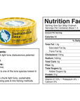 Sustainable Seas Chunk Light Tuna in Water Kosher NonGMO 5 Ounce Pack of 12